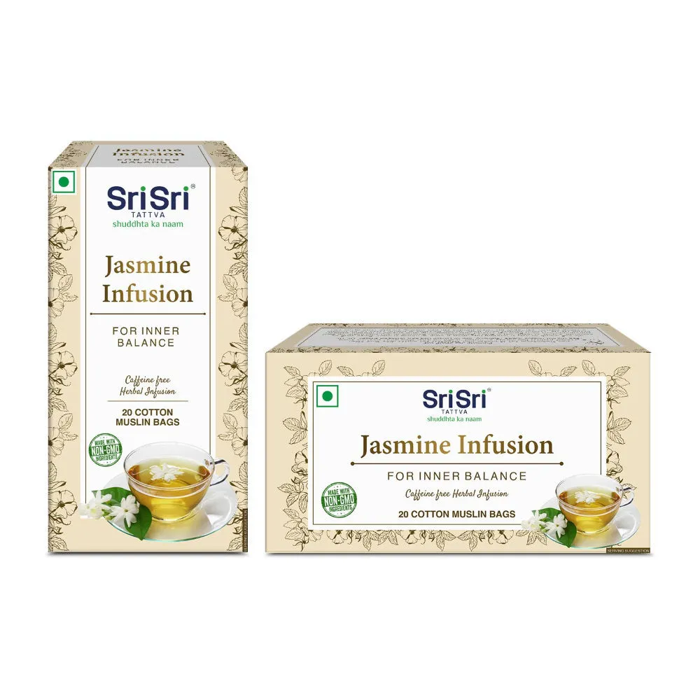 Sri Sri Tattva Jasmine Infusion for Inner Balance Tea - 20 Bags