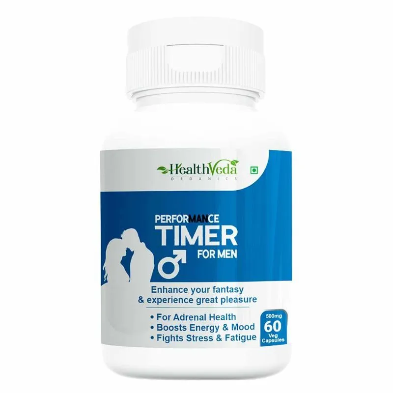 Health Veda Organics Performance Timer Capsules For Men