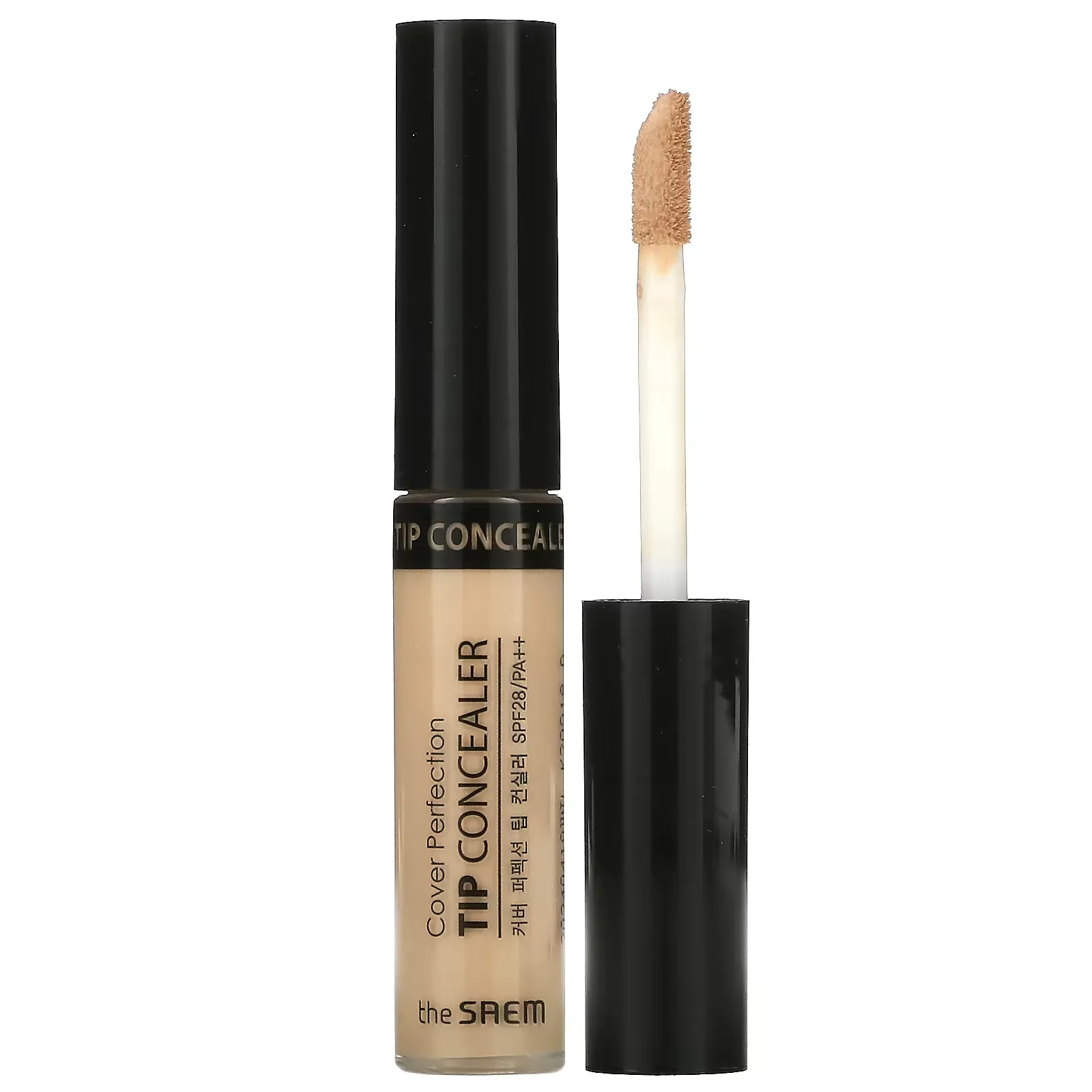 Cover Protection, Tip Concealer, SPF 28 PA++, 1.25 Light Beige, 0.23 oz