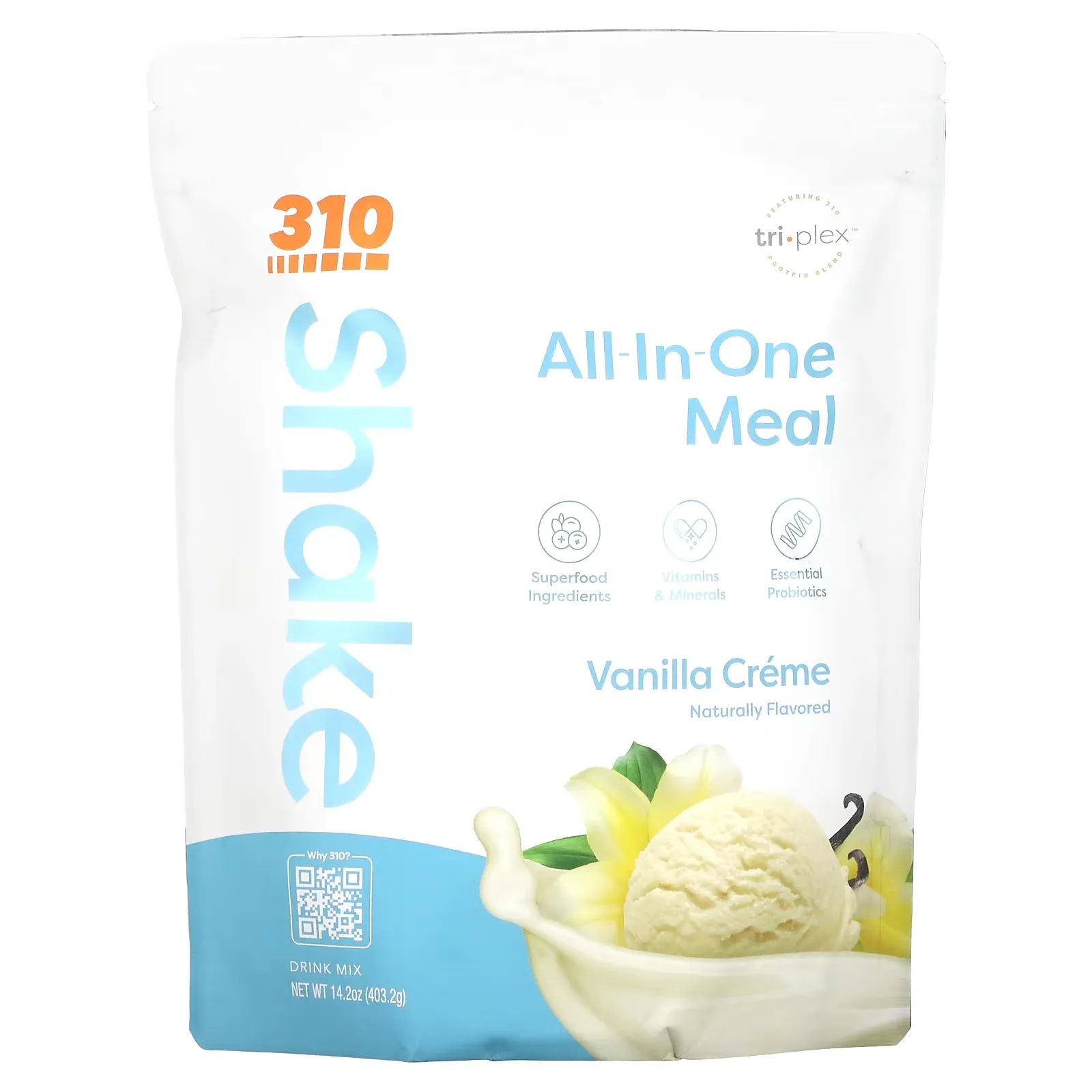 All-In-One Meal Shake, Vanilla Creme, 14.2 oz (403.2 g)