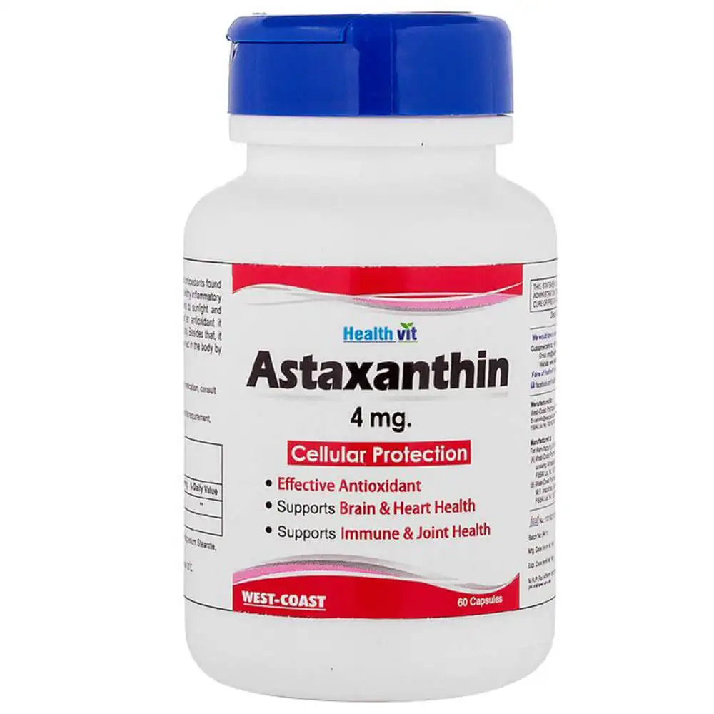 Healthvit Astaxanthin 4 mg,  60 capsules