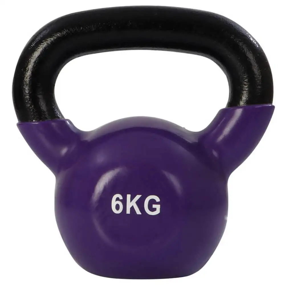 Fitsy Vinyl Kettlebell,  Purple  6 kg