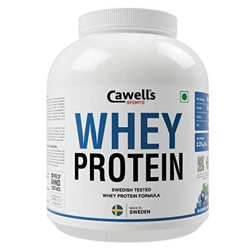 Cawells Sports Whey Protein,  5.0 lb  Blueberry-Vanilla