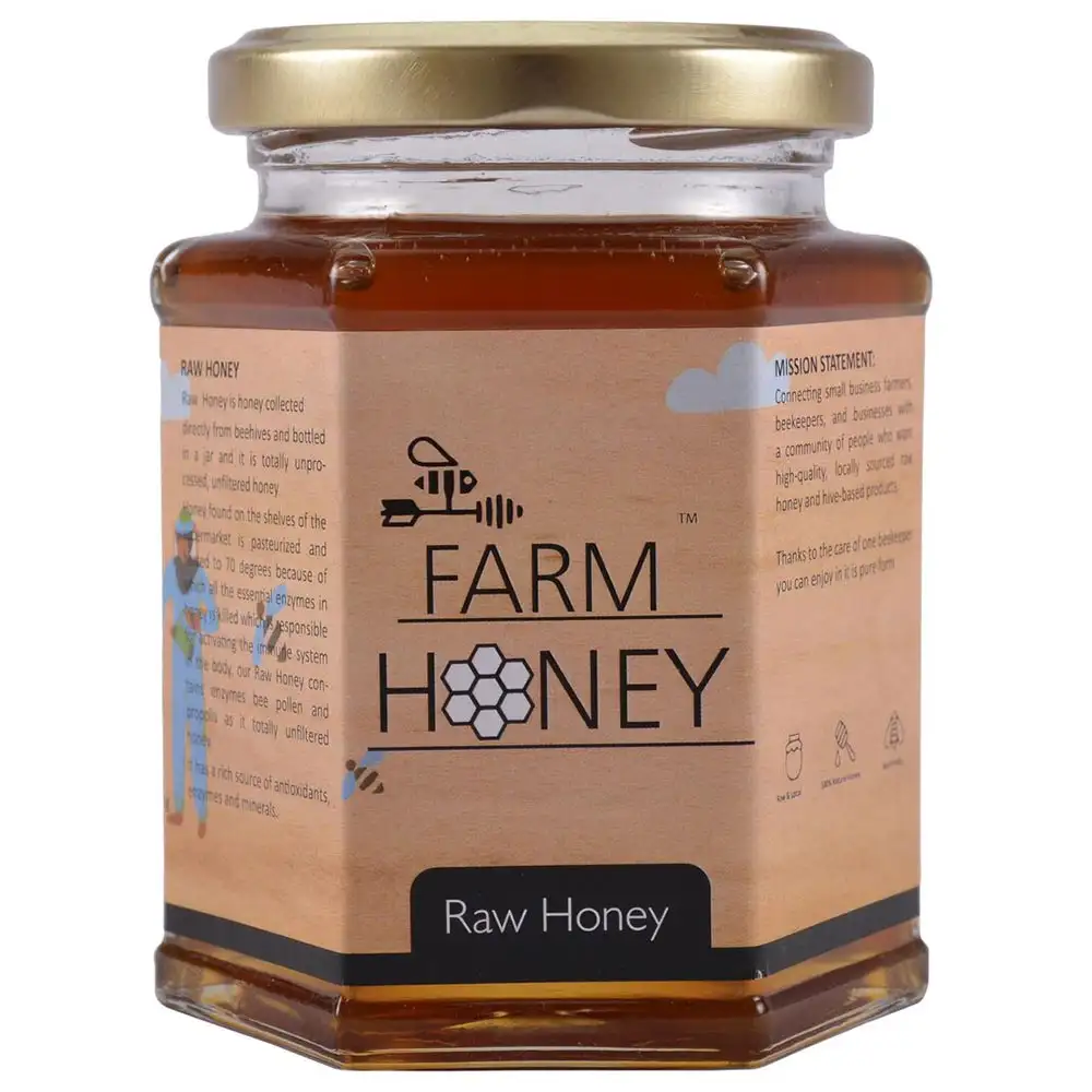 Farm Honey Raw Honey,  250 g  Unflavoured