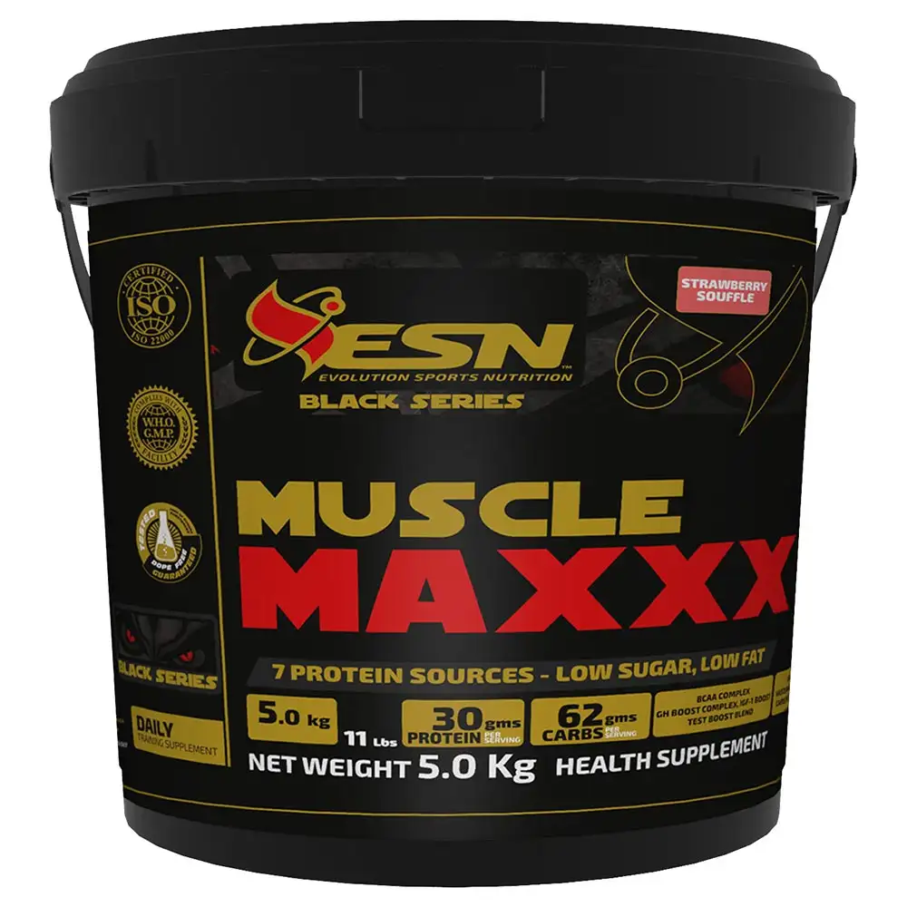 ESN Black Series Muscle Maxxx,  11 lb  Strawberry Souffle