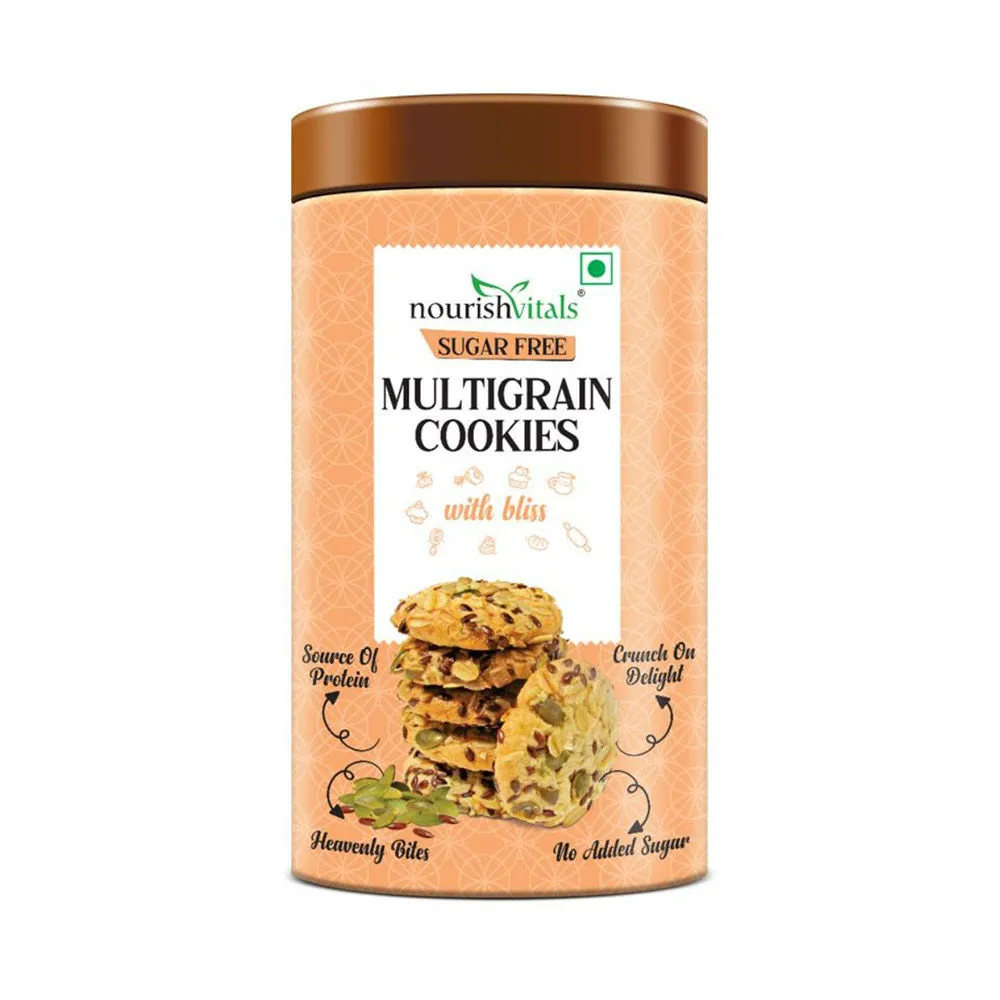 Nourish Vitals Multigrain - Sugar Free Cookies