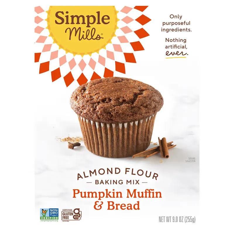 Almond Flour Baking Mix, Pumpkin Muffin & Bread, 9 oz (255 g)