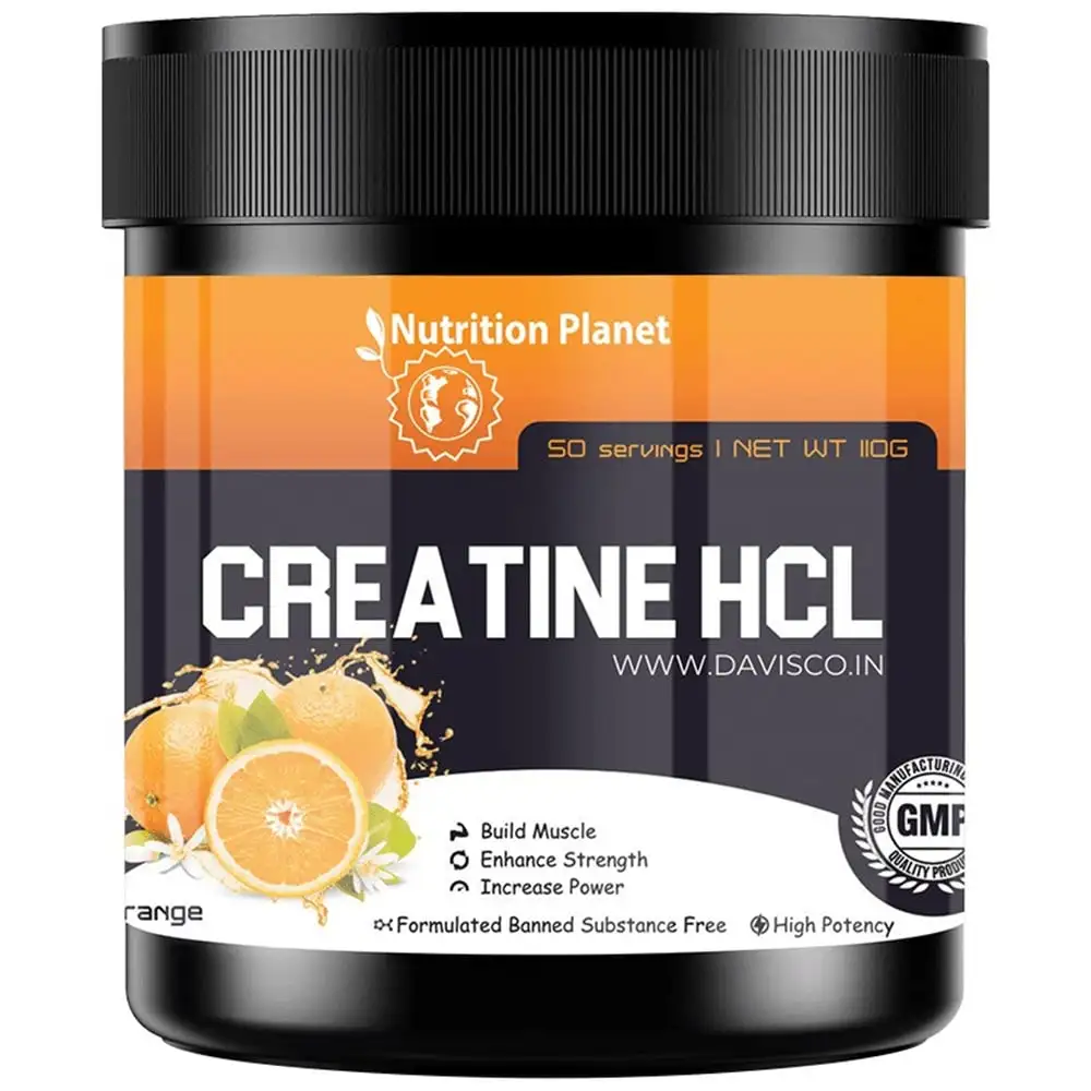 Nutrition Planet Creatine HCL,  Orange  0.24 lb