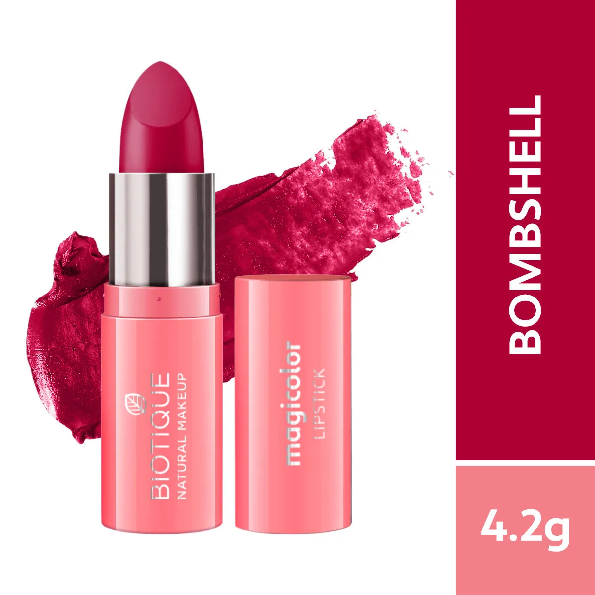 Biotique Natural Makeup Magicolor Lipstick - Bombshell