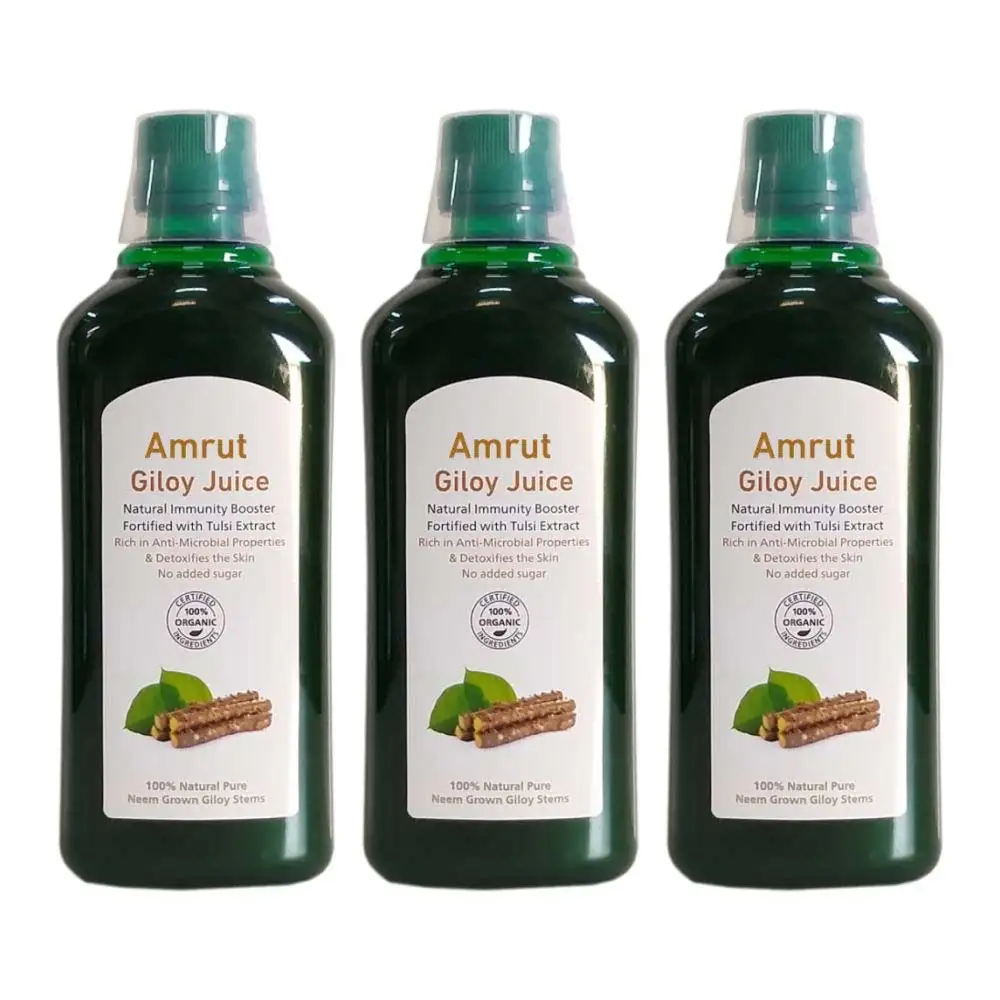 Amrut Giloy Juice (Pack of 3),  1 L