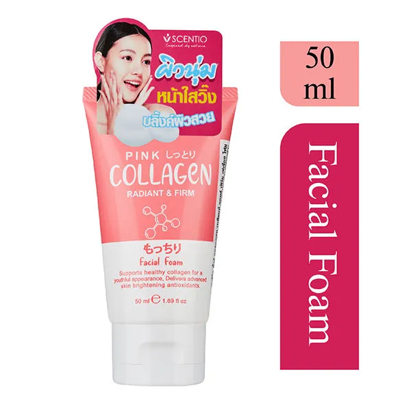 Scentio Pink Collagen Face Wash With Hyaluronic