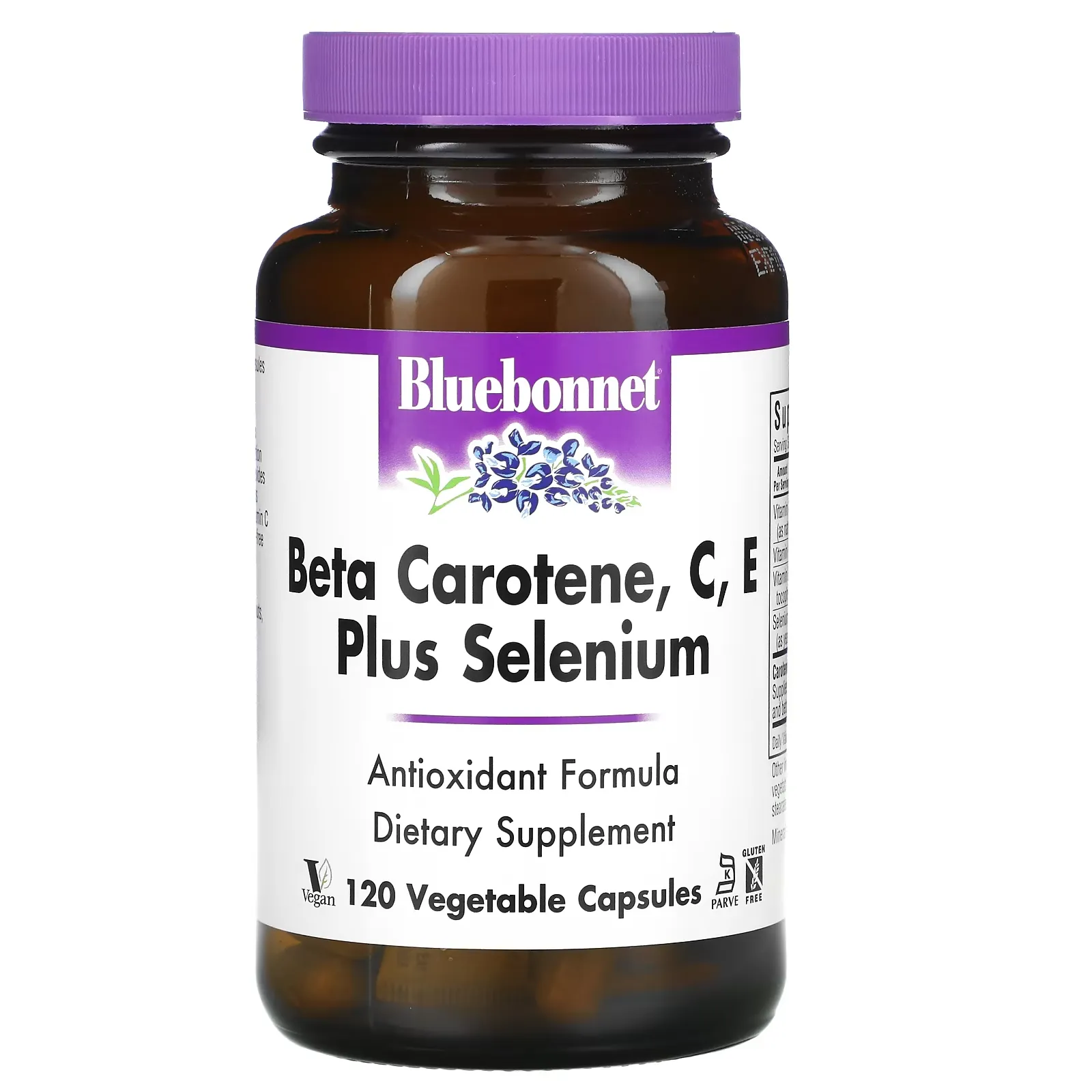 Beta Carotene, C, E Plus Selenium, 120 Vegetable Capsules