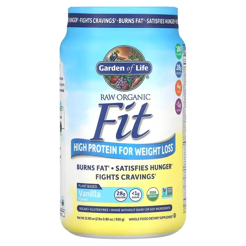 RAW Organic Fit, High Protein for Weight Loss, Vanilla, 32.8 oz (930 g)