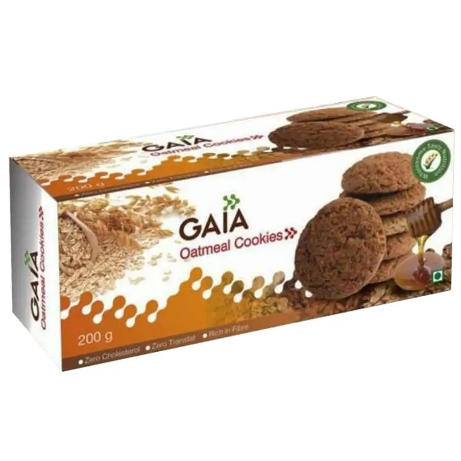 GAIA Oatmeal Cookies,  0.2 kg  Unflavoured