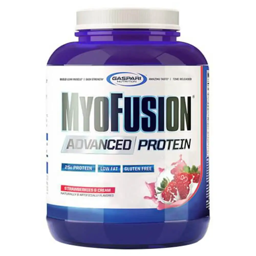 Gaspari Nutrition Myofusion Advanced Protein,  4 lb  Strawberry & Cream