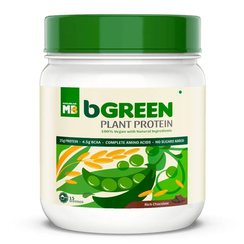 bGREEN 100% Vegan Plant Protein - Rich Chocolate Flavour