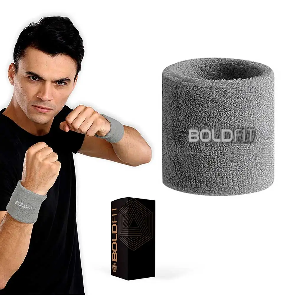 Boldfit Wrist Wrap Wrist Support,  Grey  Free Size