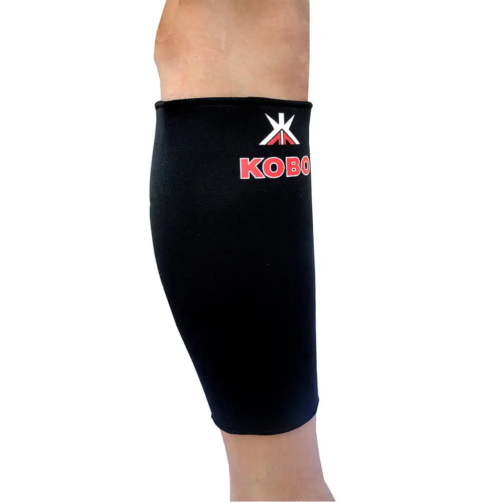 KOBO Neoprene Leg Support (3619),  Black  Large