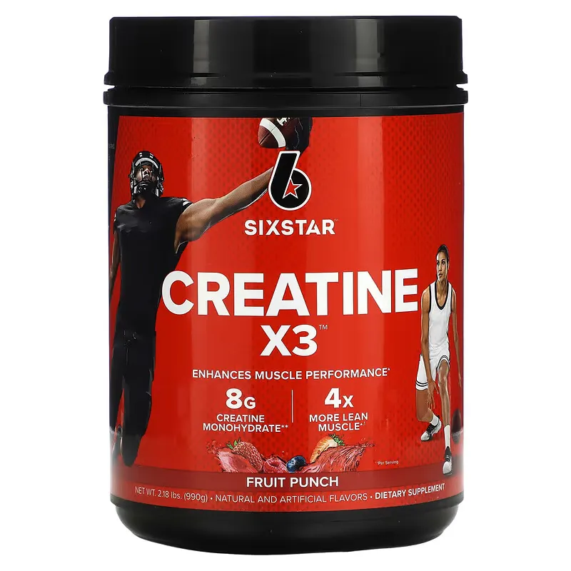 Creatine X3, Fruit Punch, 2.18 lbs (990 g)