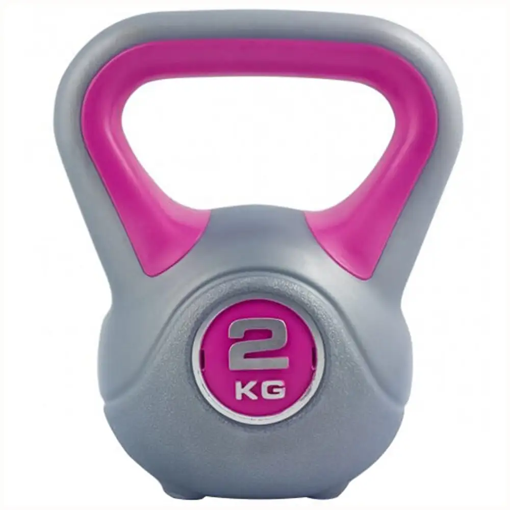 KOBO Kettlebell (KB-2),  Grey & Pink  2 kg