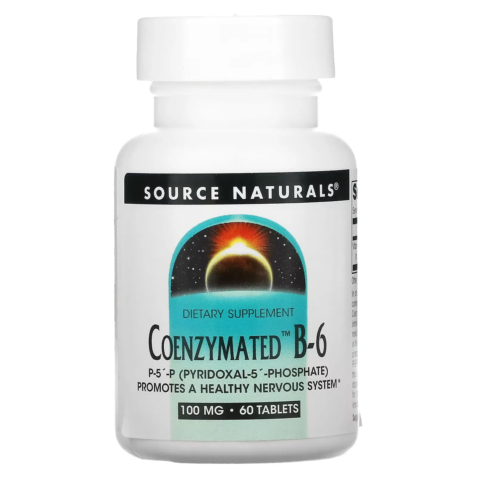 Coenzymated B-6, 100 mg, 60 Tablets