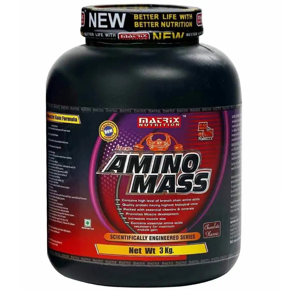 Matrix Nutrition Xtreme Amino Mass,  6.6 lb  30 Servings  Chocolate