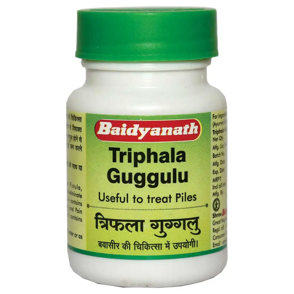 Baidyanath Triphala Guggulu,  80 tablet(s)