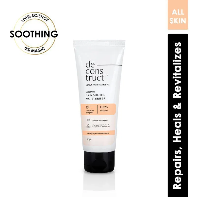 Deconstruct Skin Soothe Moisturizer- 1% Ceramides + 0.2% Bisabolol