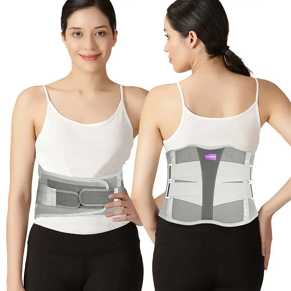 Careforce Contoured Lumbar Support Belt,  Grey  Medium