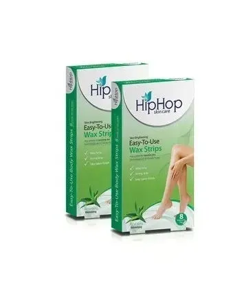 HipHop Body Wax Strips with Argan Oil - Aloe Vera (pack of 2)