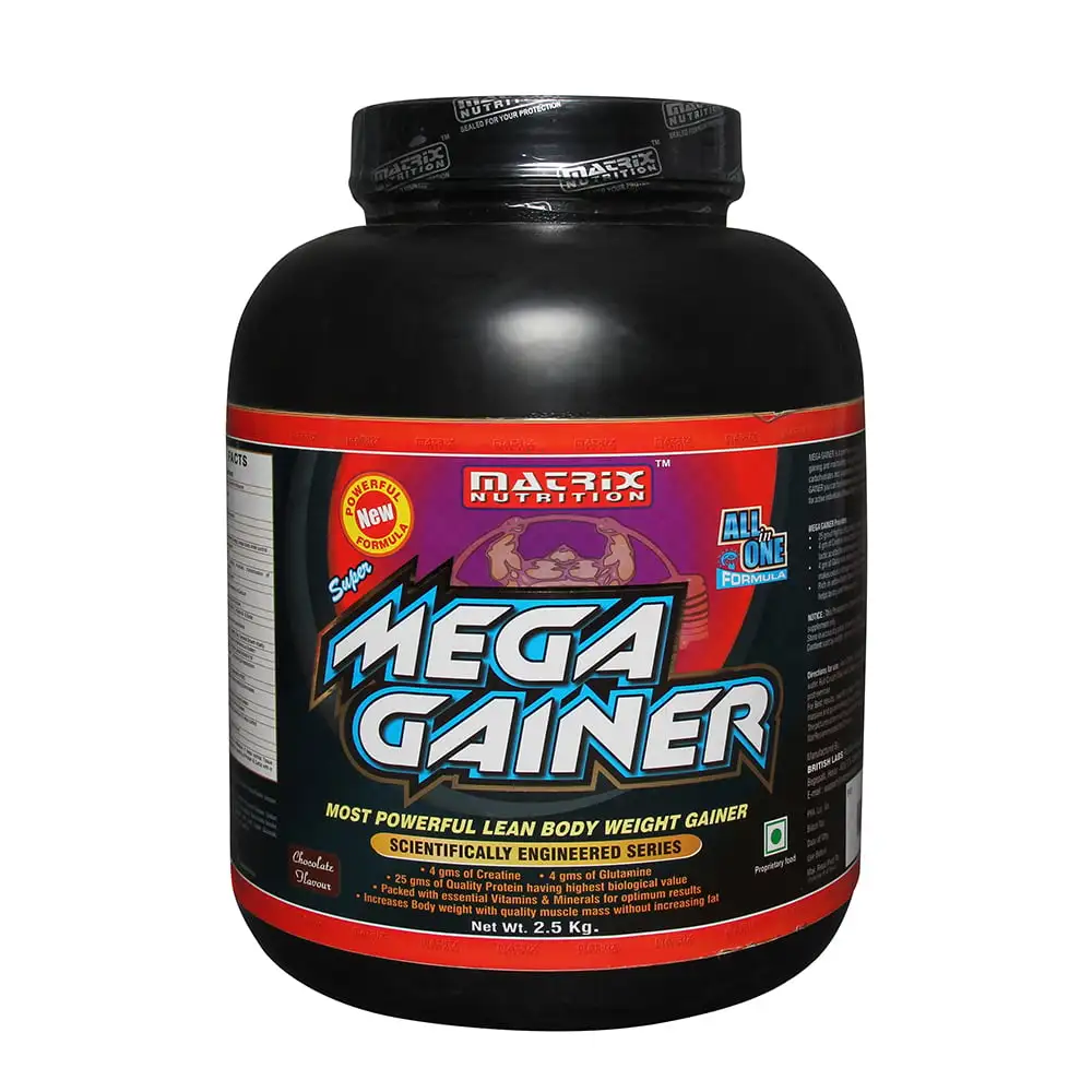 Matrix Nutrition Super Mega Gainer,  5.5 lb  Chocolate