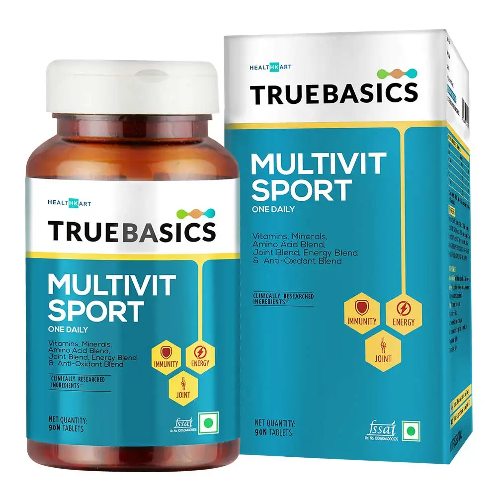 TrueBasics Multivit Sport One Daily Multivitamin OP,  90 tablet(s)  Unflavoured