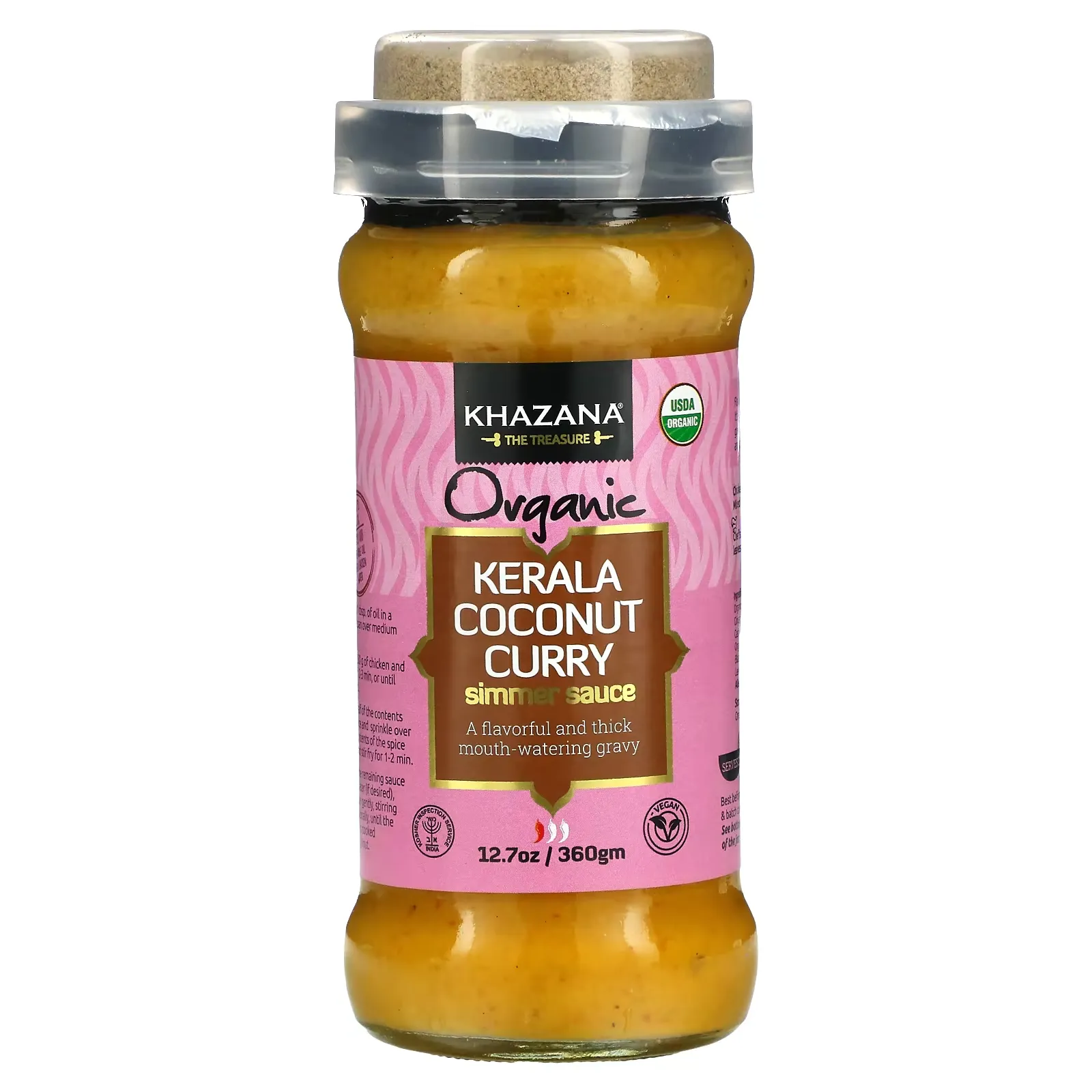 Organic Kerala Coconut Simmer Sauce, 12.7 oz (360 g)