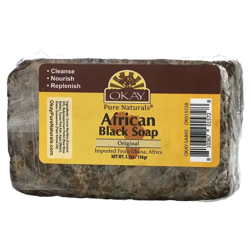 African Black Bar Soap, Original, 5.5 oz (156 g)