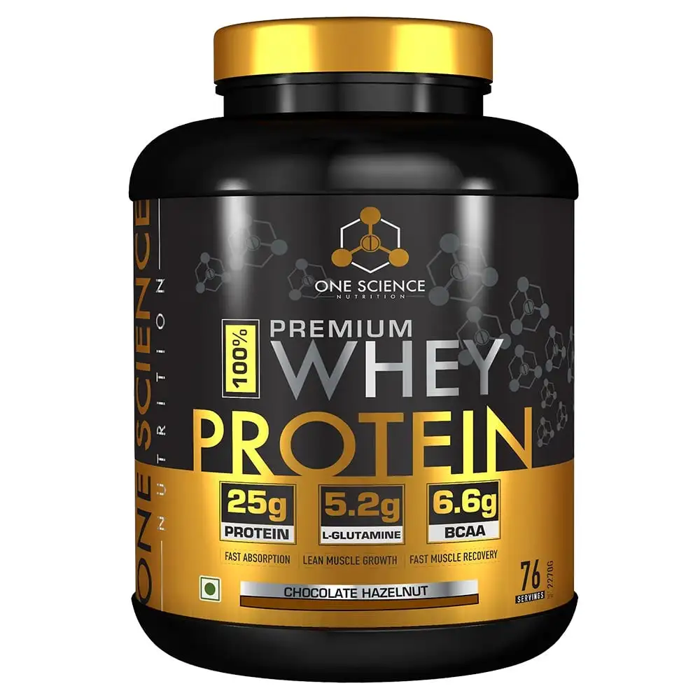 One Science 100% Premium Whey Protein,  5 lb  Chocolate Hazelnut