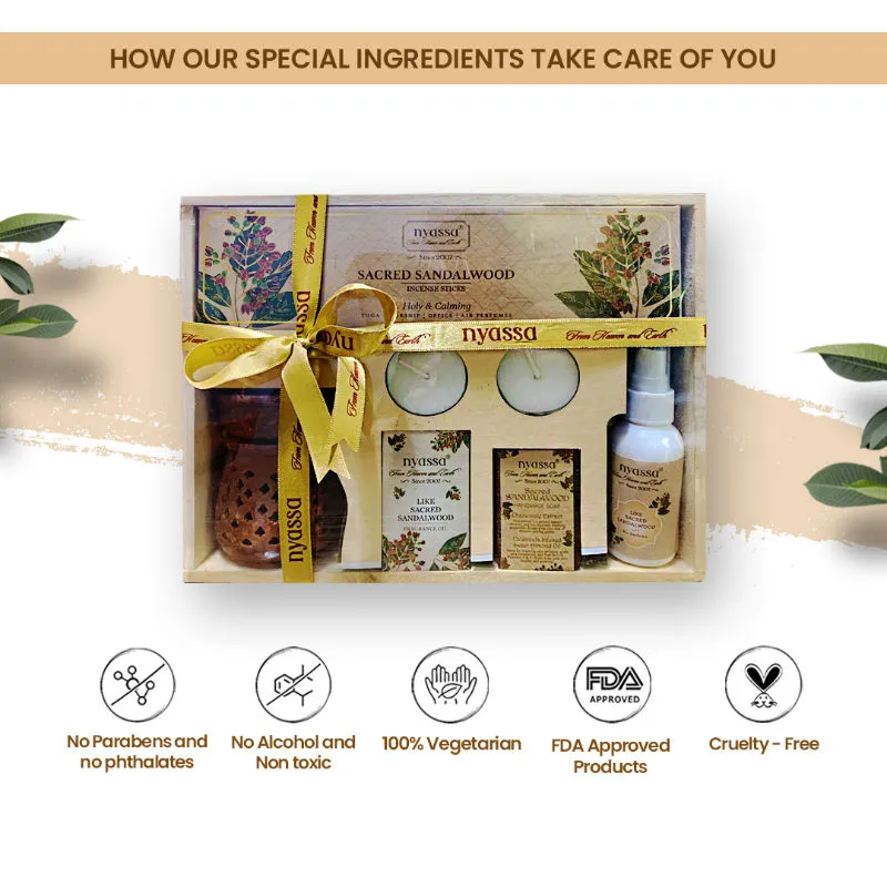 Nyassa Luxury Sacred Sandalwood Festive Collection Gift Set