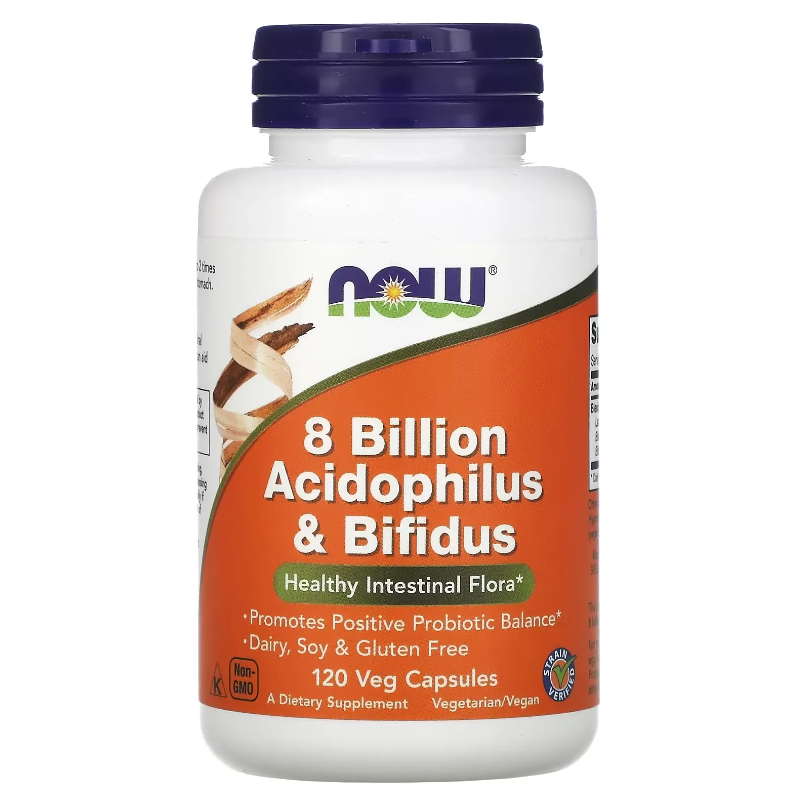 8 Billion Acidophilus & Bifidus, 120 Veg Capsules