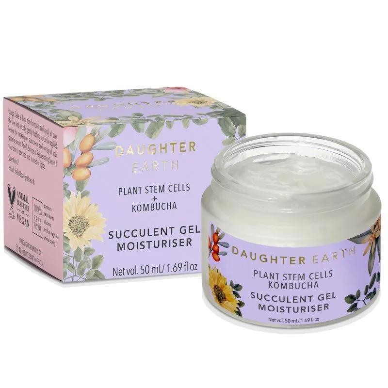 Daughter Earth Succulent Gel Moisturiser With Kombucha Essence + Plant Stem Cell Extracts