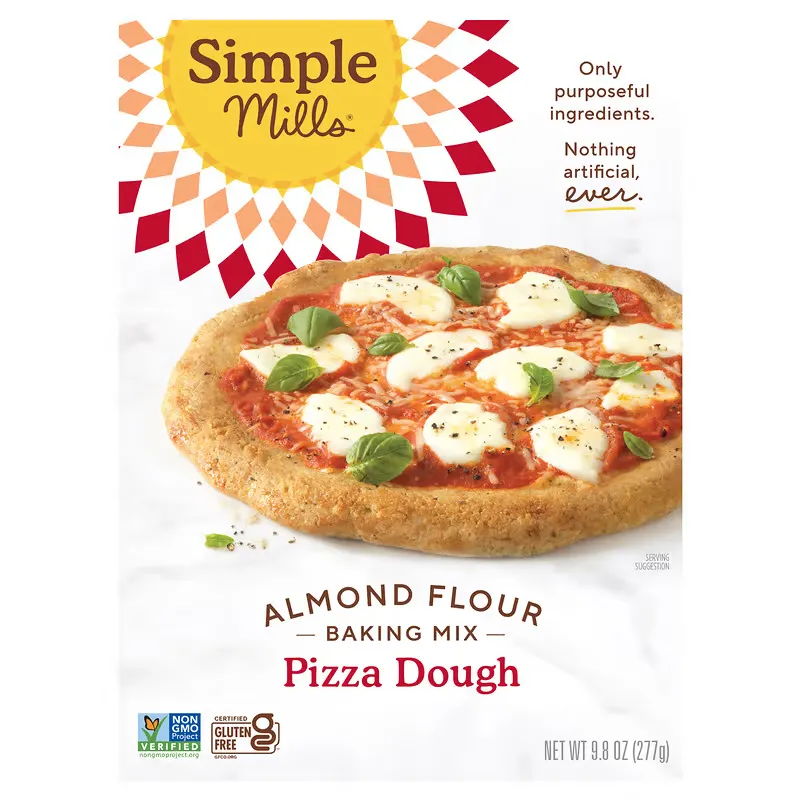 Almond Flour Baking Mix, Pizza Dough, 9.8 oz (277 g)