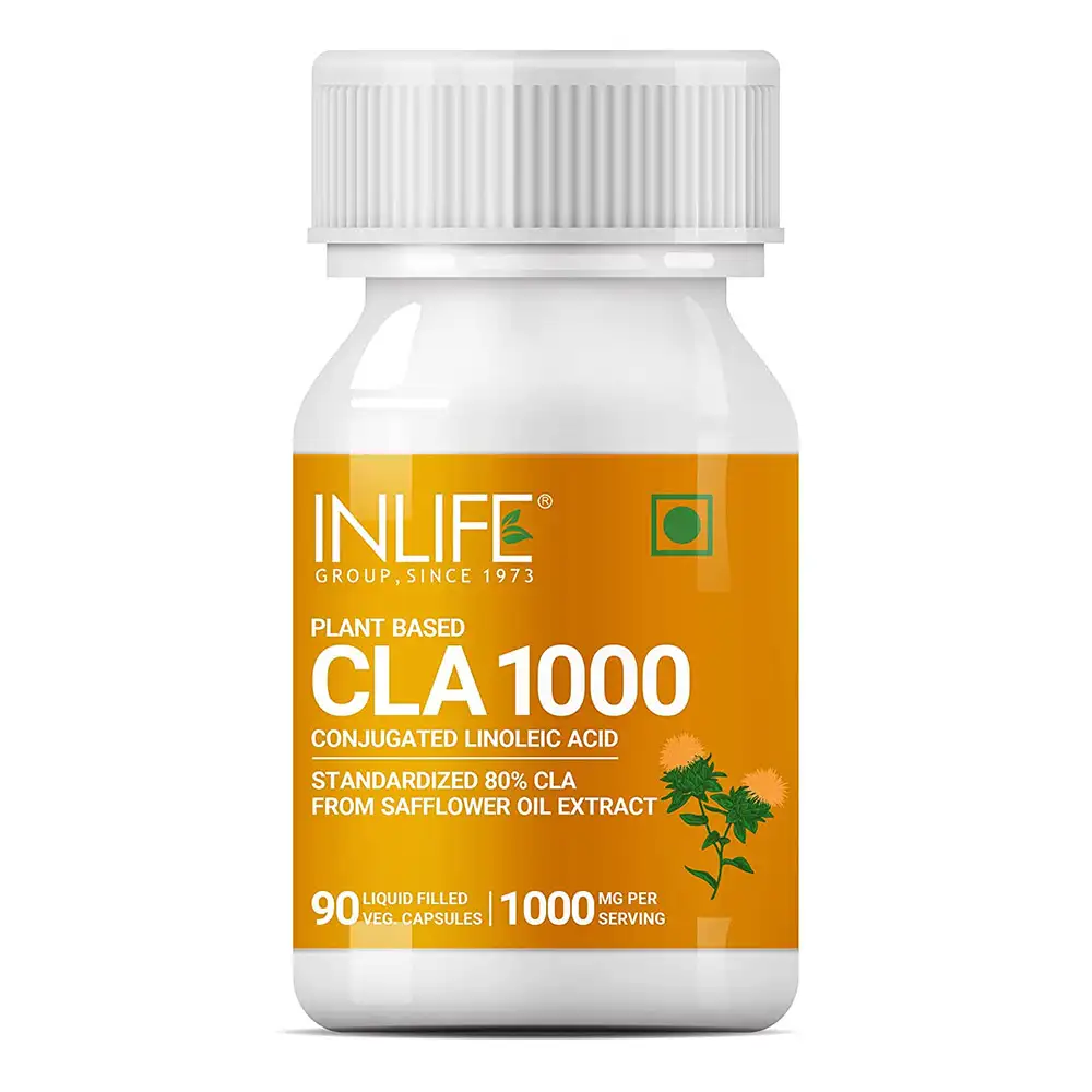 INLIFE Plant Based CLA 1000,  90 capsules