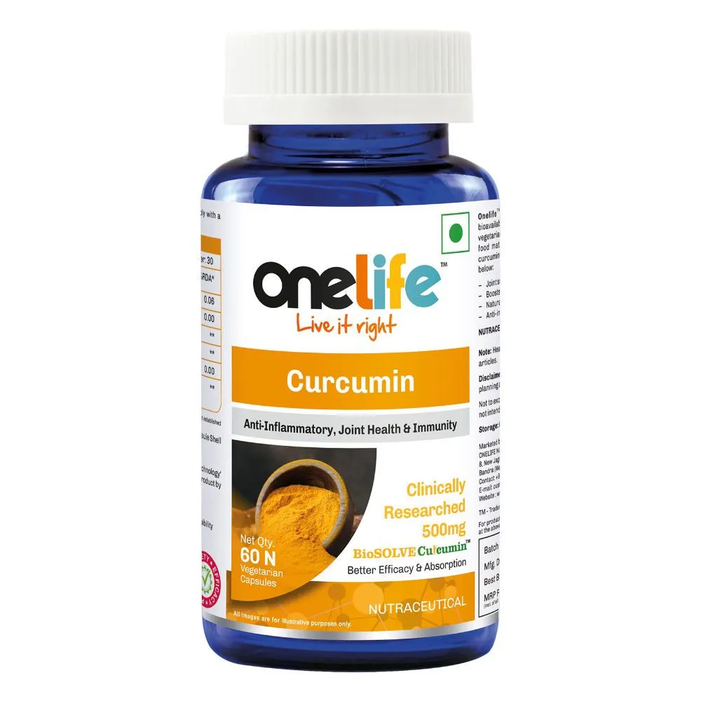 Onelife Curcumin Softgels (Turmeric Extract with Black Pepper)