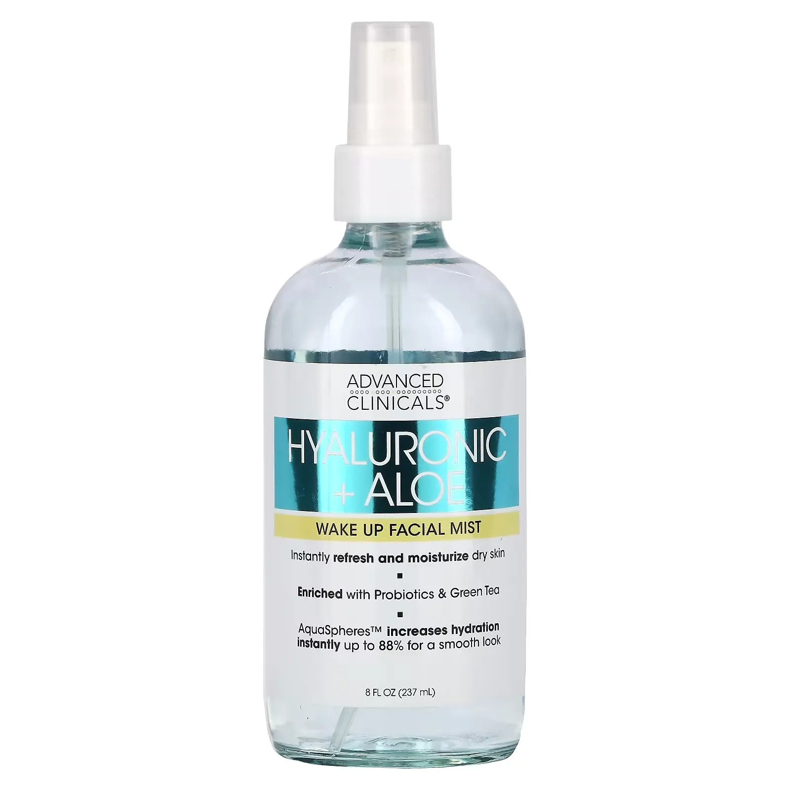 Hyaluronic + Aloe, Wake Up Facial Mist, 8 fl oz (237 ml)