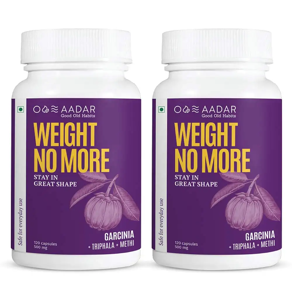 Aadar Weight No More Pack of 2,  120 capsules