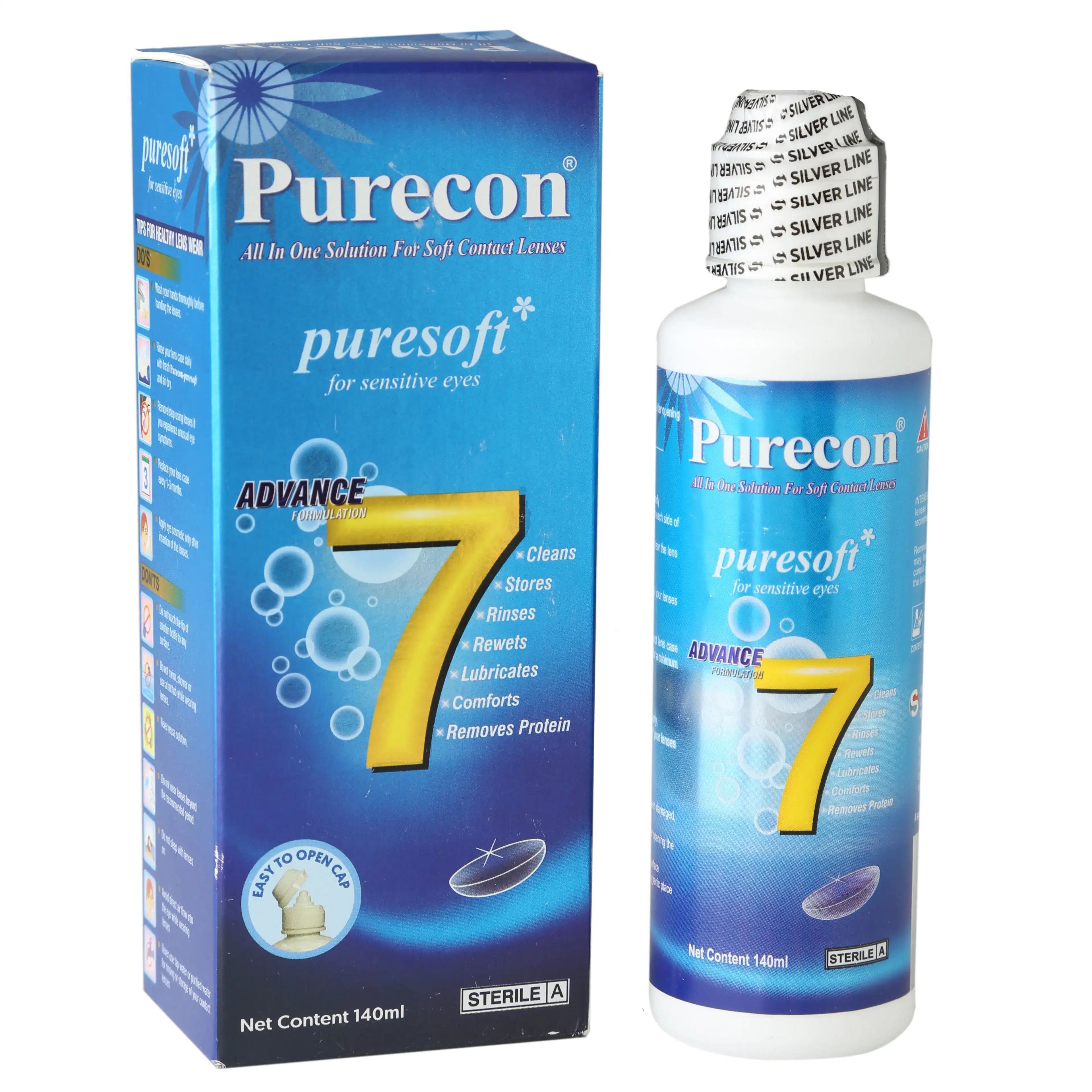 Purecon Puresoft All In One Solution (140ml)