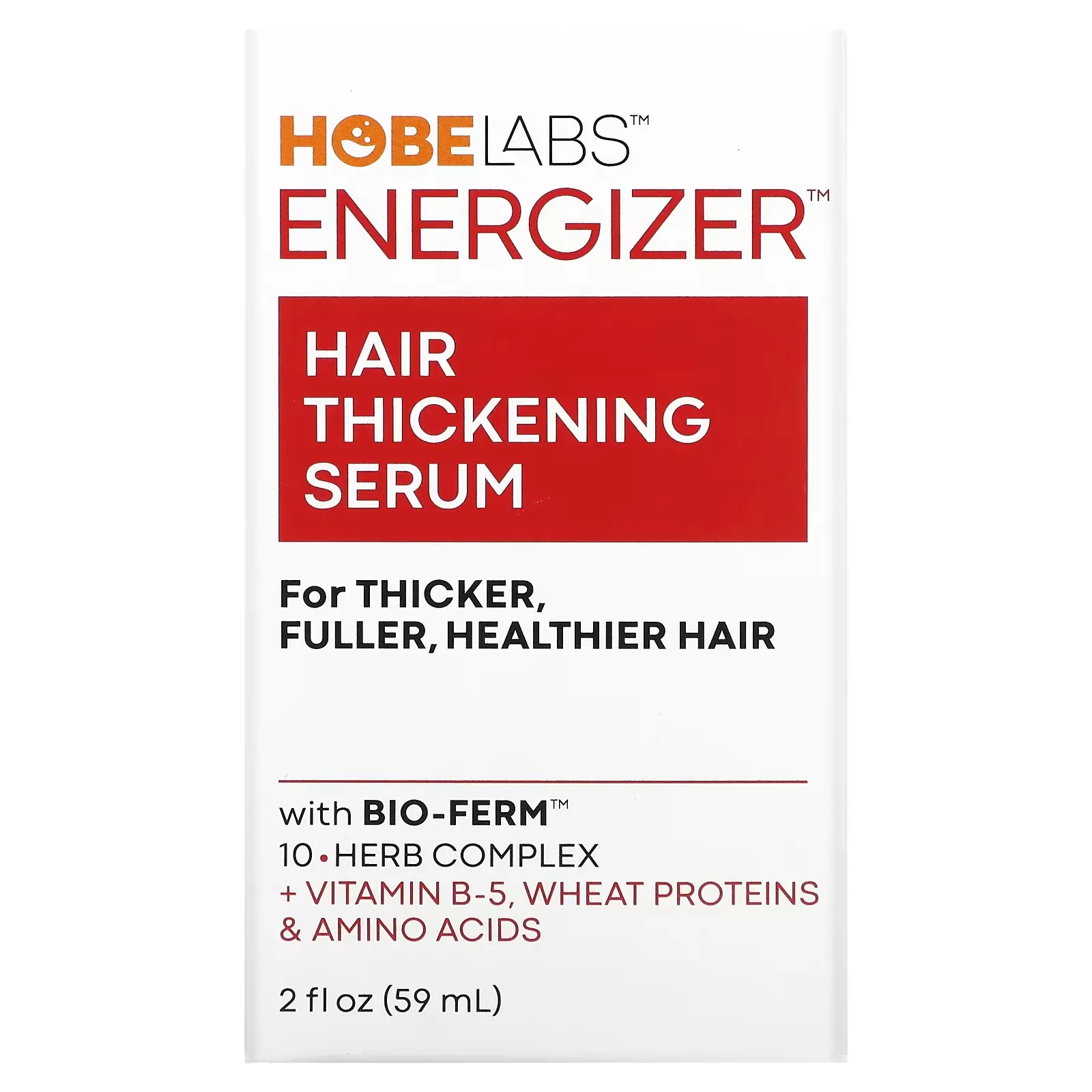 Energizer, Hair Thickening Serum, 2 fl oz (59 ml)