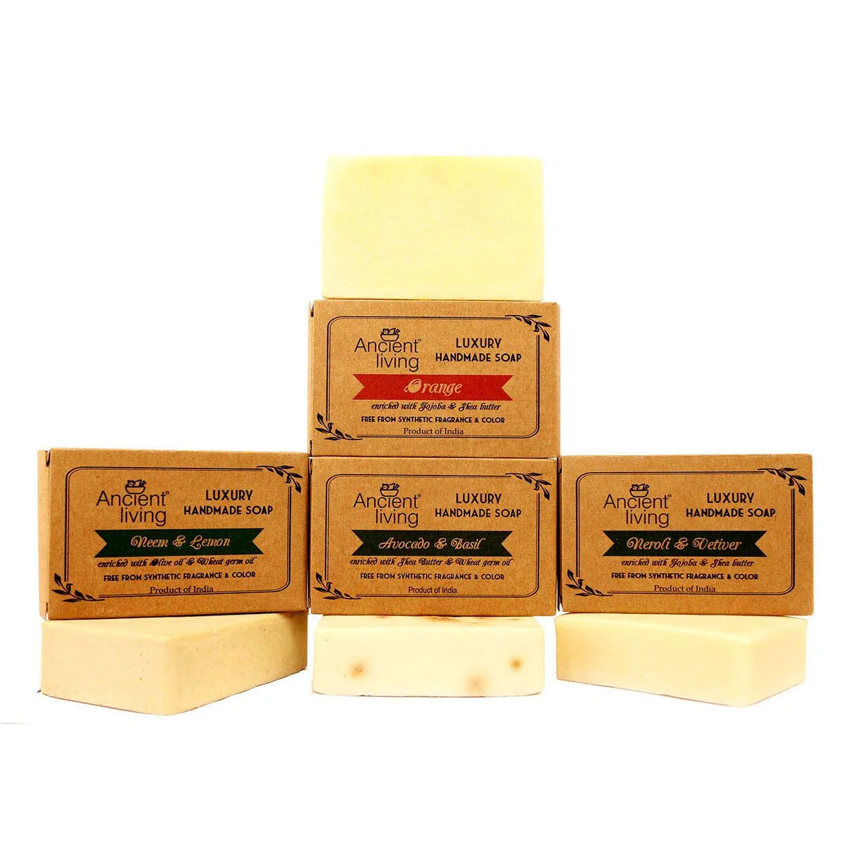 Ancient Living Moisturizing Bathing Bars - (Pack Of 4)