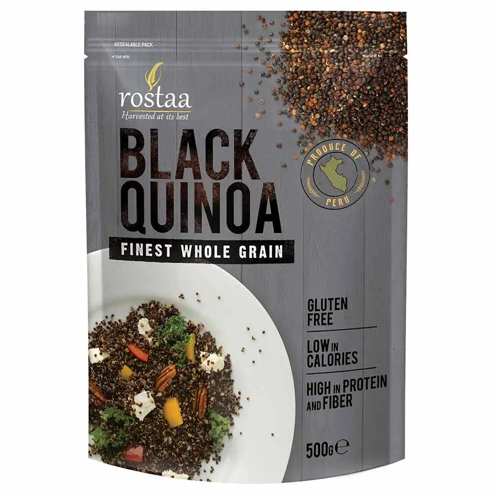 Rostaa Black Quinoa,  500 g  Unflavoured