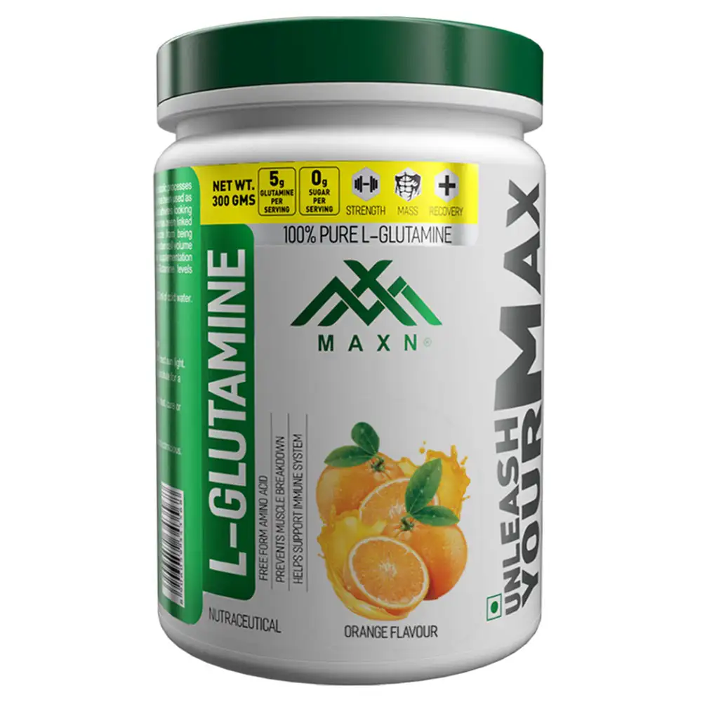 Maxn L Glutamine,  0.66 lb  Orange