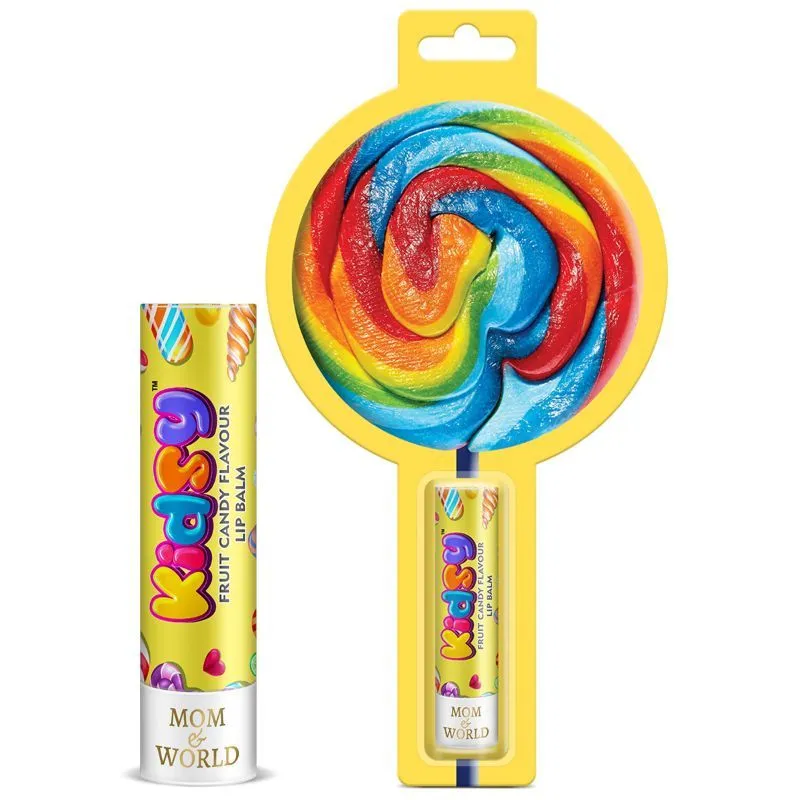 Mom & World Kidsy Natural Fruit Candy Lip Balm