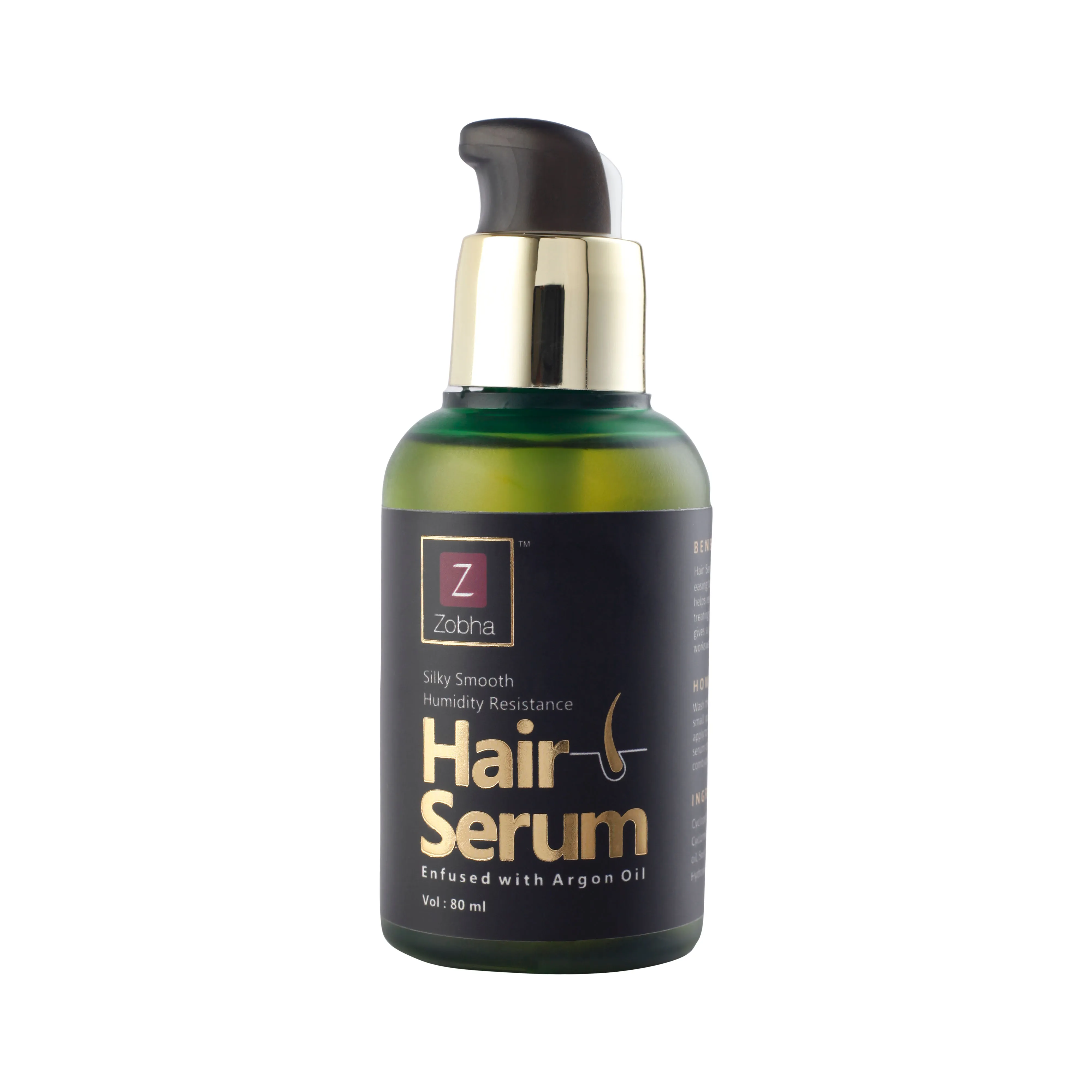 Zobha Hair Serum Enfused with Pure Argan Oil